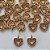 ACESSÓRIO NO BRUTO PRONTO PARA O BANHO - (PX000635 C503) PINGENTE PARA FIO DE NYLON - CORAÇÃO VAZADO CRAVEJADO EM MICROS ZIRCÔNIAS ROSAS 8MM - PESO TOTAL 0,3GR - BRU0003108 - Imagem 1