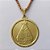 GARGANTILHA NO BRUTO PRONTA PARA O BANHO - (00026090 (3.1290) GARGANTILHA COM CORRENTE 3MM - TAMANHO: 70CM COM PINGENTE MEDALHA NOSSA SRA APARECIDA 39MM - PESO: 23,3GR - BRU15405 - Imagem 2