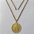 GARGANTILHA NO BRUTO PRONTA PARA O BANHO - (00026090 (3.1290) GARGANTILHA COM CORRENTE 3MM - TAMANHO: 70CM COM PINGENTE MEDALHA NOSSA SRA APARECIDA 39MM - PESO: 23,3GR - BRU15405 - Imagem 1