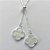 GARGANTILHA FOLHEADA A PRATA COM 50 MILÉSIMOS + VERNIZ DIAMOND - GARGANTILHA 60CM VAN CLEEF MADRÉ PÉROLA 13MM -PRA530 - Imagem 2