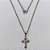 GARGANTILHA EM AÇO INOXIDÁVEL - (CX.134)  GARGANTILHA COM CORRENTE 45CM E PINGENTE CRUCIFIXO 22MM - COMPOSIÇÃO: AÇO INOXIDÁVEL - AÇO2108 - Imagem 1