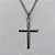 GARGANTILHA EM AÇO INOXIDÁVEL - (CX.134)  GARGANTILHA COM CORRENTE 45CM E PINGENTE CRUCIFIXO 30MM - COMPOSIÇÃO: AÇO INOXIDÁVEL - AÇO2109 - Imagem 2