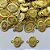 ACESSÓRIO NO BRUTO PRONTO PARA O BANHO - (3.1476A2) ESPÍRITO SANTO COM DUAS ARGOLINHAS 12MM - PESO TOTAL 0,5GR - COMPOSIÇÃO: 100% LATÃO - (VENDIDO POR UNIDADE) - BRU0003110 - Imagem 1
