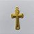 ACESSÓRIO NO BRUTO PRONTO PARA O BANHO - (3.355) CRUCIFIXO 28MM - PESO TOTAL 0,7GR - COMPOSIÇÃO: 100% LATÃO - (VENDIDO POR UNIDADE) - BRU0003119 - Imagem 2