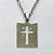 GARGANTILHA EM AÇO INOXIDÁVEL (CX69)-  GARGANTILHA COM CORRENTE( ACO12) 50CM E PINGENTE CRUCIFIXO RETANGULAR 14X20MM - COMPOSIÇÃO: AÇO INOXIDÁVEL - AÇO2138 - Imagem 2