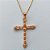 GARGANTILHA NO BRUTO PRONTO PARA O BANHO(CX63) - GARGANTILHA COM CORRENTE VENEZIANA 45CM - PINGENTE CRUCIFIXO COM ZIRCÔNIAS 28X40MM - PESO TOTAL 4,7GR - BRU15544 - Imagem 2