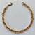 PULSEIRA NO BRUTO PRONTA PARA O BANHO - (M11MC) PULSEIRA COM ELOS ENTRELAÇADOS - TAMANHO 18CM - LARGURA 5,2MM - FECHO LAGOSTA - PESO 6,9GR - COMPOSIÇÃO: 100% LATÃO - BRU15669 - Imagem 1
