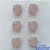 BRINCO NO BRUTO PRONTO PARA O BANHO - KIT COM 3 BRINCOS DE PINO COM ZIRCÔNIA ROSA LEITOSA REDONDA 10X10MM - PESO TOTAL 10,3GR - BRU15933 - Imagem 1