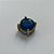 PINGENTE NO BRUTO PRONTO PARA O BANHO - KIT COM 3 PINGENTES COM BASES EM ALTA FUSÃO REDONDAS ZIRCÔNIAS AZUL ESCURA 8X8MM - PESO TOTAL 2,5GR - BRU15958 - Imagem 2
