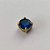 PINGENTE NO BRUTO PRONTO PARA O BANHO - KIT COM 3 PINGENTES COM BASES EM ALTA FUSÃO REDONDAS ZIRCÔNIAS AZUL ESCURA 6X6MM - PESO TOTAL 1,5GR - BRU15977 - Imagem 2