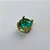 PINGENTE NO BRUTO PRONTO PARA O BANHO - KIT COM 3 PINGENTES COM BASES EM ALTA FUSÃO REDONDAS ZIRCÔNIAS VERDE CLARA 6X6MM - PESO TOTAL 1,5GR - BRU15980 - Imagem 2