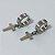 BRINCO EM AÇO INOXIDÁVEL - (CX.137) BRINCO ARGOLA COM CRUCIFIXO 30MM - COMPOSIÇÃO: AÇO INOXIDÁVEL - AÇO2154 - Imagem 2