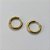 BRINCO EM AÇO INOXIDÁVEL - (CX.137) BRINCO ARGOLA DOURADA 16MM - COMPOSIÇÃO: AÇO INOXIDÁVEL - AÇO2155 - Imagem 2