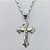 GARGANTILHA EM AÇO INOXIDÁVEL(CX137) - GARGANTILHA COM CORRENTE (ACO1012) 50CM E PINGENTE CRUCIFIXO 28MM - COMPOSIÇÃO: AÇO INOXIDÁVEL - AÇO2177 - Imagem 2