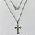 GARGANTILHA EM AÇO INOXIDÁVEL - (ACO08) GARGANTILHA COM CORRENTE 50CM E PINGENTE CRUCIFIXO 28MM - COMPOSIÇÃO: AÇO INOXIDÁVEL - AÇO2187 - Imagem 1