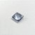 ACESSÓRIO NO BRUTO PRONTO PARA BANHO - ZIRCÔNIA QUADRADA LILÁS 6X6MM - PESO: 0,3GR - (VALOR UNITÁRIO) - BRU0003217 - Imagem 2