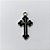 ACESSÓRIO PINGENTE CRUCIFIXO 14X25MM - COMPOSIÇÃO: METAL - BIJU00021 - Imagem 2