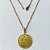 GARGANTILHA NO BRUTO PRONTA PARA O BANHO - (E3040) GARGANTILHA COM CORRENTE CADEADO COM PINGENTE MEDALHA DEUS É FIEL 20MM - PESO: 2,7GR - COMPOSIÇÃO: 100% LATÃO - BRU16201 - Imagem 1