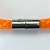 PULSEIRA STARDUST LARANJA DUPLA E MALHA COM PEDRAS EM CRISTAIS E FECHO MAGNÉTICO - (CX.17) TAMANHO: 45CM - BIJU00032 - Imagem 3