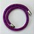 PULSEIRA STARDUST ROXA DUPLA E MALHA COM PEDRAS EM CRISTAIS E FECHO MAGNÉTICO - (CX.17) TAMANHO: 45CM - BIJU00036 - Imagem 2
