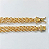 PULSEIRA FOLHEADO A OURO COM CORRENTE DUPLA MAIS FECHO GAVETA - BANHADO COM 5 MILÉSIMOS + VERNIZ DIAMOND - TAMANHO 19CM - OURO884 - Imagem 2
