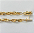 PULSEIRA FOLHEADO A OURO COM CORRENTE DUPLA MAIS FECHO CANHÃO - BANHADO COM 5 MILÉSIMOS + VERNIZ DIAMOND - TAMANHO 19CM - OURO885 - Imagem 2