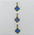 PINGENTE NO BRUTO PRONTO PARA O BANHO - KIT COM 3 PINGENTES DE VAN CLEEF 10X10MM - PESO TOTAL 2,5GR - BRU3779 - Imagem 1