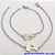 CONJUNTO DE PULSEIRAS EM AÇO INOXIDAVEL(CX150) TAMANHO 19CM / 15CM *( KIT PULSEIRA MÃE E FILHA)*- AÇO0219 - Imagem 1
