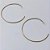 BRINCO NO BRUTO PRONTO PARA O BANHO - (CX150) BRINCO DE ARGOLA LISA FINA - TAMANHO 60MM - LARGURA - 0,8MM - PESO TOTAL 3,0GR - BRU23982 - Imagem 2