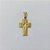 PINGENTE NO BRUTO PRONTO PARA O BANHO -(00056) PINGENTE CRUCIFIXO DESENHADO - TAMANHO: 13X20MM - PESO: 0,5GR - BRU23984 - Imagem 1