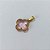 PINGENTE NO BRUTO PRONTO PARA O BANHO - KIT COM 3 PINGENTES TIPO VAN CLEEF VIDRO ROSA 15MM - PESO TOTAL 4,6GR - BRU24323 - Imagem 2