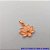 PINGENTE NO BRUTO PRONTO PARA O BANHO - (CX.158) (CRIS) (CRISS) PINGENTE FLOR COM ZIRCÔNIA CRISTAL 14X15MM - PESO TOTAL: 1.2GR - BRU24624 - Imagem 2
