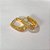 BRINCO FOLHEADO A OURO - BANHADO COM 5 MILÉSIMOS + VERNIZ DIAMOND - BRINCO DE ARGOLA CRAVEJADO EM MICROS ZIRCÔNIAS CRISTAIS - TAMANHO: 5X16MM - OURO1262 - Imagem 2