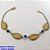 PULSEIRA NO BRUTO PRONTO PARA O BANHO(CX158)- PULSEIRA DELICADA COM BUZIOS E OLHO GREGO - TAMANHO 18CM- PESO TOTAL 2,4GR - BRU24653 - Imagem 2
