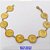 PULSEIRA NO BRUTO PRONTO PARA O BANHO(CX161)- PULSEIRA COM MEDALHAS 10MM / TAMANHO 18CM / - PESO TOTAL 9.3GR - BRU24758 - Imagem 2