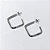 BRINCO EM AÇO INOXIDÁVEL - (CX.145) BRINCO ARGOLA QUADRADA 2,5X25MM (ARGI0145) - COMPOSIÇÃO: AÇO INOXIDÁVEL - AÇO2236 - Imagem 2