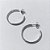 BRINCO EM AÇO INOXIDÁVEL - (CX.145) BRINCO ARGOLA 2X25MM (ARGI0182) - COMPOSIÇÃO: AÇO INOXIDÁVEL - AÇO2249 - Imagem 2