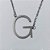 GARGANTILHA EM AÇO INOXIDÁVEL(CX166) - GARGANTILHA COM CORRENTE 42CM E PINGENTE LETRA "G" 28MM - COMPOSIÇÃO: AÇO INOXIDÁVEL - AÇO2252 - Imagem 2