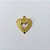 ACESSÓRIO NO BRUTO PRONTO PARA O BANHO - (V4033) ACESSÓRIO CORAÇÃO VAZADO 16MM - PESO TOTAL 0,5GR - COMPOSIÇÃO: 100% LATÃO - BRU0003847 - Imagem 2