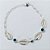 PULSEIRA FOLHEADA A PRATA COM 50 MILÉSIMOS + VERNIZ DIAMOND - PULSEIRA 18CM + EXTENSOR COM OLHOS GREGOS E BUZIOS - PRA910 - Imagem 1