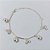 PULSEIRA FOLHEADA A PRATA COM 50 MILÉSIMOS + VERNIZ DIAMOND - PULSEIRA 16CM + EXTENSOR COM ESFERAS - PRA924 - Imagem 1