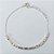 PULSEIRA FOLHEADA A PRATA COM 50 MILÉSIMOS + VERNIZ DIAMOND - PULSEIRA 18CM + EXTENSOR COM ELEMENTOS PASSANTES - PRA929 - Imagem 1