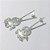 BRINCO FOLHEADO A PRATA COM 50 MILÉSIMOS + VERNIZ DIAMOND - BRINCO DE PINO BASE COMPRIDA E PINGENTE REDONDO VAZADO 52MM - PRA951 - Imagem 2