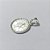 PINGENTE FOLHEADO A PRATA COM 50 MILÉSIMOS + VERNIZ DIAMOND - PINGENTE MEDALHA SÃO FRANCISCO DE ASSIS 23MM - PRA964 - Imagem 2
