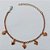 PULSEIRA NO BRUTO PRONTO PARA O BANHO - PULSEIRA COM CORAÇÕES 17CM / PESO 2,7GR / BRU25506 - Imagem 1