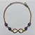 PULSEIRA NO BRUTO PRONTO PARA O BANHO - PULSEIRA COM OLHOS GREGOS E SÍMBOLO INFINITO 16CM / PESO 2,1GR / BRU25509 - Imagem 1