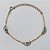 PULSEIRA NO BRUTO PRONTO PARA O BANHO - PULSEIRA COM OLHOS GREGOS 17CM / PESO 2,1GR / BRU25514 - Imagem 1