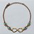 PULSEIRA NO BRUTO PRONTO PARA O BANHO - PULSEIRA COM OLHOS GREGOS E SÍMBOLO INFINITO 17CM / PESO 2,1GR / BRU25518 - Imagem 1