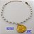 PULSEIRA NO BRUTO PRONTO PARA BANHO (CX177) (100% LATÃO) - PULSEIRA DE 18CM TODA EM PEROLA DE 4MM E PINGENTE DE CONCHINHA DO MAR DE (20MM)2CM - PESO TOTAL 3.3GR - BRU25418 - Imagem 1