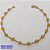 PULSEIRA NO BRUTO PRONTO PARA BANHO (CX177) (100% LATÃO) - PULSEIRA TADA COM CRISTAIS -TAMANHO 18CM - PESO TOTAL 1.8GR - BRU25423 - Imagem 2